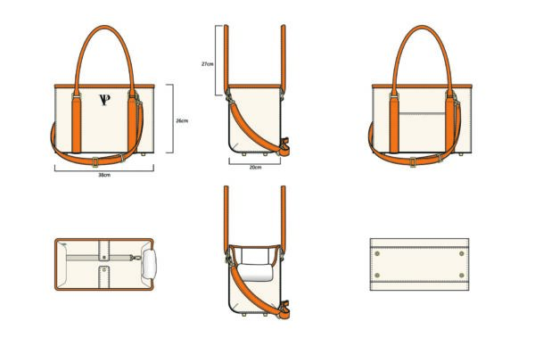 Dog Carrier Bag Measurements pdf scaled - The V.I.PUP Collection